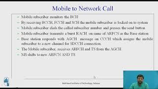 GSM Call Procedure and Handoff Procedure