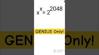 Only a Genius could do it! #shorts #math #genius #terevaaste #algebra #indices #mathematics #explore