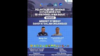 WEBINAR MINDSET SYNERGY DAHSYAT DALAM BEROGANISASI