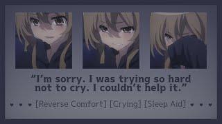 Stressed GF cries in your arms [ASMR Girlfriend RP F4A] [Reverse Comfort] [Crying] [Sleep Aid]