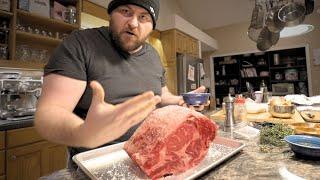 Casey's Christmas Eve smoked prime rib (vlogmas 23)