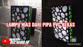 Cara buat lampu tidur hias // asik kreatif channel