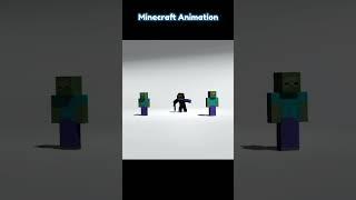 Minecraft animation in Prisma 3d | Panda Pixels