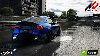 Boosted Supra - Shutoku's Rainy Streets -Assetto Corsa