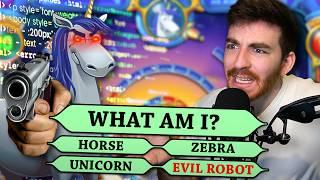 Peggle Speedrun, but an Ai Robot threatens me with trivia