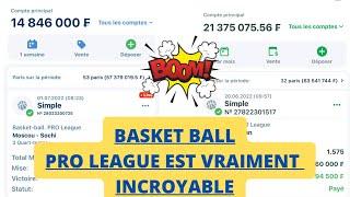 1xbet nouvelle faille au basket pro League  faille incroyable