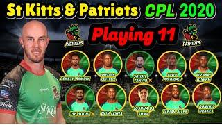 St Kitts & Nevis Patriots Playing 11 CPL 2020 | CPL 2020 Patriots Best Playing 11 | CPL T20 2020 SKP