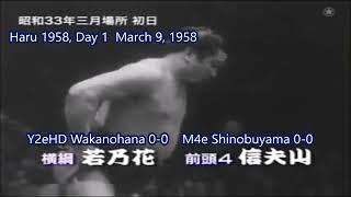 Kinboshi 金星 : Part 1 - Haru 1939 - Nagoya 1959 昭和14年春場所 - 昭和34年名古屋場所