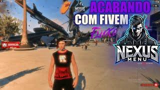 ACABANDO COM AS CIDADES DO FIVEM COM MODMENU! (NEXUS MENU)