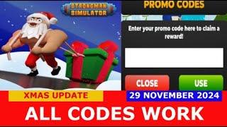 *ALL CODES WORK* [XMAS] Strongman Simulator ROBLOX | 11/29/2024