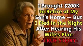 TRUE STORY FROM ARKANSAS  I Fled My Son’s House at Night After Hearing His Wife’s Plan For Me