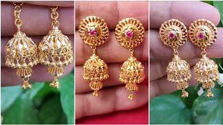 Latest Gold Jhumka Designs/Sai Jewellers SJ jhumka designs  @saijewellerssj16