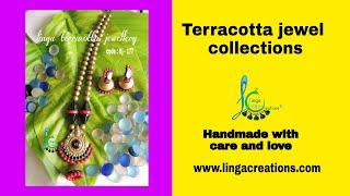 Terracotta jewels | Air dry clay | linga creations | Ananthavalli Saravanan