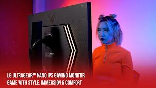 LG UltraGear™ Nano IPS Gaming Monitor: Game With Style, Immersion & Comfort!