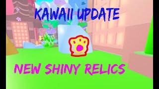 Kawaii Update Shiny Relics | Pet Sim 99 | New Relic Locations!