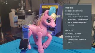 Vtech DX2 Kidizoom Smartwatch & Pets Alive Magical Unicorn Repair