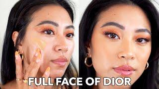 FULL FACE OF DIOR MAKEUP: First Impressions + Wear Test on Oily Skin!