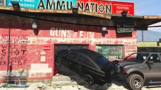 Surprising Friends In AmmuNation With An Armored Kuruma - Grand Theft Auto Online