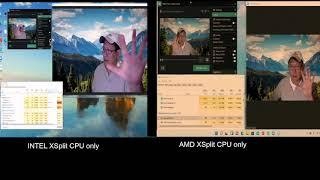 XSplit using CPU ONLY comparing Quality system performance