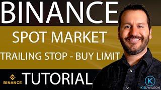 BINANCE - SETTING TRAILING BUY ORDER - TUTORIAL - (SPOT MARKET)