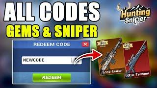 ALL HUNTING SNIPER CODES 2025  REDEEM CODE HUNTING SNIPER