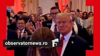 Imagini cu Donald Trump şi Elon Musk în timp ce petrec după victoria de la alegerile din SUA