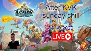 Lords Mobile after KVK traping chill with Enutroph gaming!