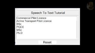 How to Create a Speech To Text Tutorial using functions on libraries in C#