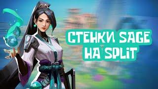 СТЕНКИ ЗА SAGE НА SPLIT / ДЕВУШКА ИГРАЕТ В ВАЛОРАНТ