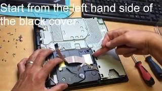 PS4 Slim Blu Ray Laser Replacement Tutorial - In Real Time