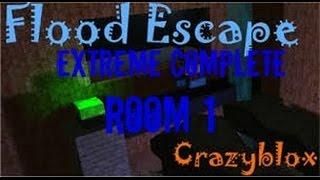 ROBLOX - Flood Escape EXTREME ROOM 1 COMPLETE