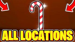 How To Find ALL 40 CANDY CANE LOCATIONS In Fishing Simulator! CHRISTMAS EVENT 2024! Roblox