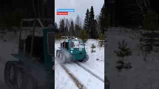 Самодельный гусеничный вездеход. Homemade all-terrain vehicle #техникаумельцев #гусеничныйвездеход