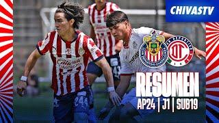 RESUMEN: Chivas Sub 19 vs Toluca | Jornada 1 Apertura 2024