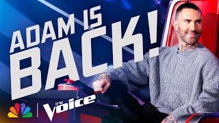 The Original Voice Icon, Adam Levine, Returns as a Coach | The Voice | NBC