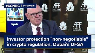 Investor protection "non-negotiable" in crypto regulation: Dubai's DFSA