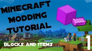 Create Minecraft Mods WITHOUT CODING!! - EP1 - Blocks and Items | MCreator Tutorial