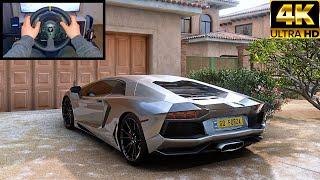 Lamborghini Aventador | Forza Horizon 5 | Thrustmaster TX Steering Wheel Gameplay