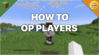 How to OP someone on your Minecraft server