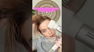 Hair tutorial: my signature blowout and flip #blowout #hairflip #hairtutorial #undercut #pixie