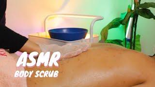 ASMR Relaxing & Satisfying Full Body Scrub [ No Talking]