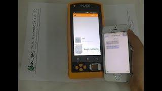 INJES FH05 Fingerprint Send Message SMS to smartphone