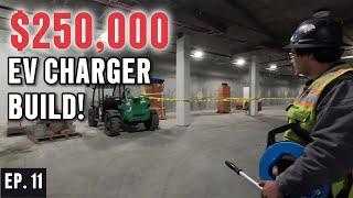 Construction Of A $250,000 EV Charger Station Pt. 1