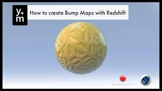 Learn to apply Redshift Bump Maps in C4D