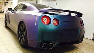 KPMF Pacific Blue Starlight Nissan GTR Wrap