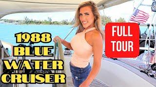 FULL SAILBOAT TOUR [44 ft Self Sufficient Off Grid Ocean Sailing Monohull] WAVE 103
