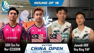 GOH Sze Fei /Nur IZZUDDIN vs Junaidi ARIF /Roy King YAP | China Open 2024 Badminton