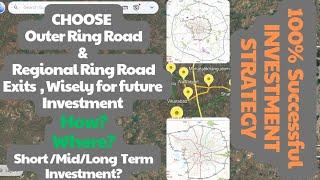 Innvestment at Outer Ring Road and Regional Ring Road Exits #hyderabadrealestate #idiproperties