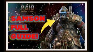 SAMSON THE MASHER FULL GUIDE! Raid: Shadow Legends