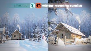 Making of 3dsmax Corona Winter Scene | Visual Channel